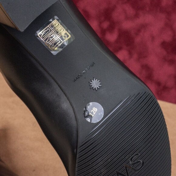 Stuart Weitzman Women Yuliana 60 Black Leather Slip-on Chelsea Dress Boots sz 12 - Picture 7 of 9